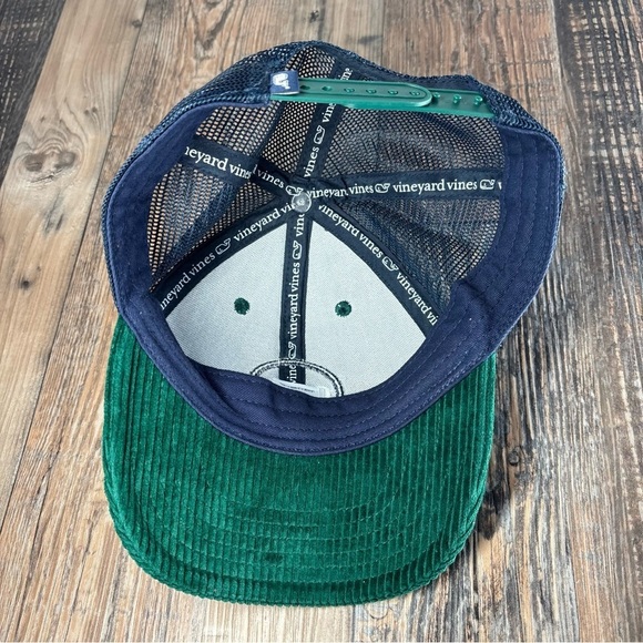 Vineyard Vines Cap Boys Trucker Hat Whale Cotton Casual Classic Corduroy Outdoor - Picture 5 of 6